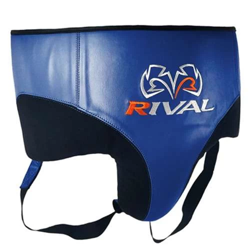 Rival RNFL10 Leather 360 Groin Protector – Red/Black - Image 2