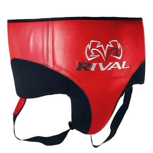 Rival RNFL10 Leather 360 Groin Protector – Grey/Black - Image 3