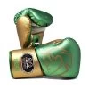 Rival RS100 Professional Lace-Up Sparring Glove – Green/Gold