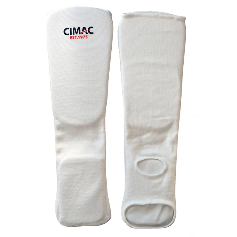 Cimac Elasticated Shin/Instep Protectors – White