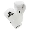 Adidas AdiSpeed Hook And Loop Boxing Gloves – White/Black