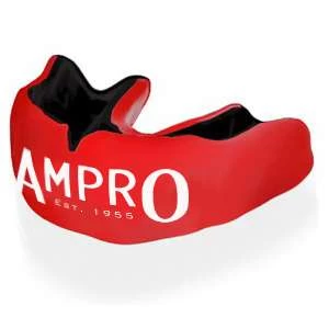 Ampro Custom Made Dentist Pro Mouthguard – Black & Red