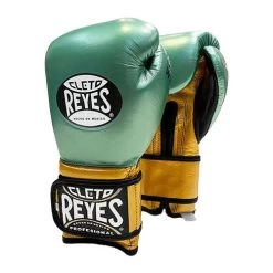 Cleto Reyes Velcro Training Gloves WBC Edition – Green/Gold
