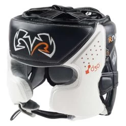 Rival RHG10 INTELLI-SHOCK Headgear – White/Black