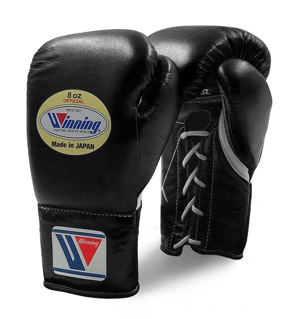 Winning MS Pro Fight Boxing Gloves – Black